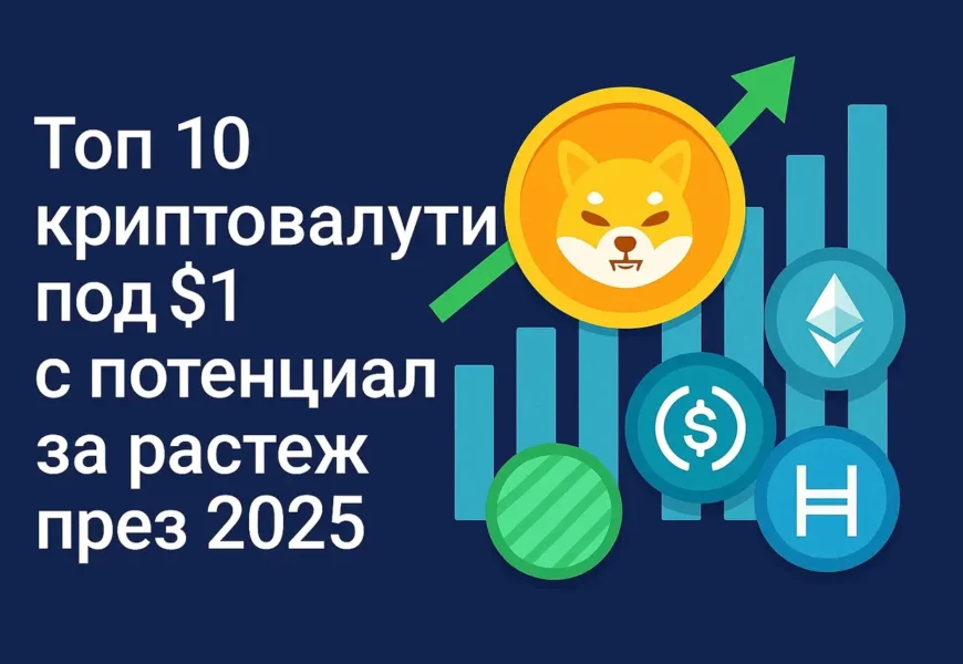 топ 10 криптовалути под $1 с потенциал за растеж през 2025