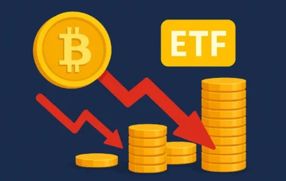 биткойн etf-ите отчетоха най-големия си дневен отлив от март насам