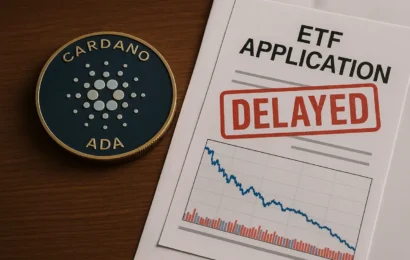 cardano etf отложен отново от sec, цената на ada пада с 4%