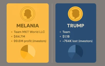 разследване: група трейдъри е спечелила близо $100 милиона, купувайки melania минути преди старта