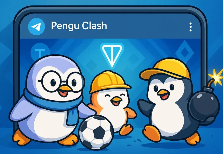 pudgy penguins пускат "pengu clash" — web3 мини-игра в telegram без нужда от крипто