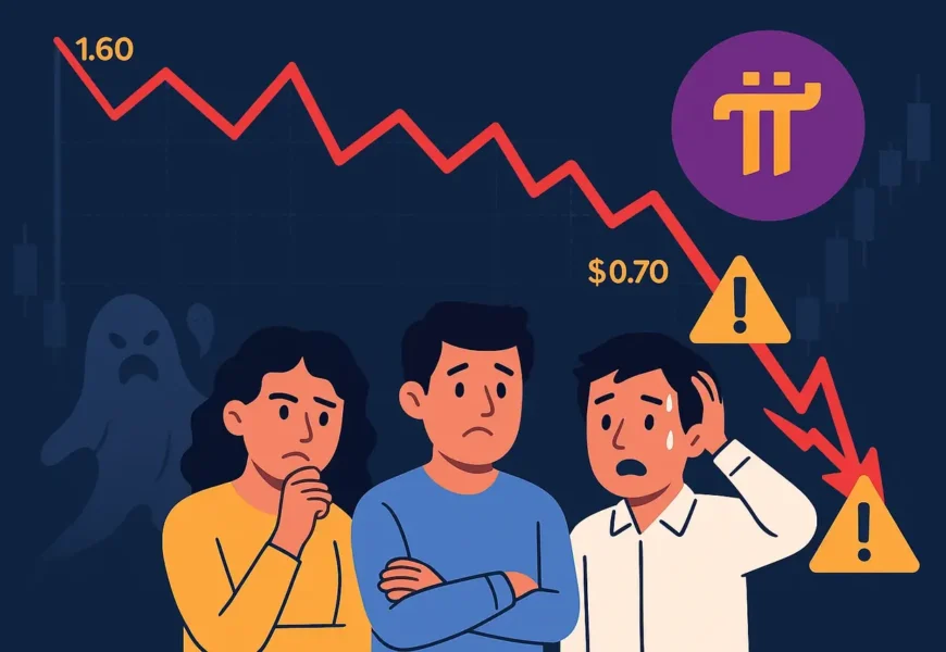 умира ли pi network? цената на pi coin се срива с над 20% и тревожи общността