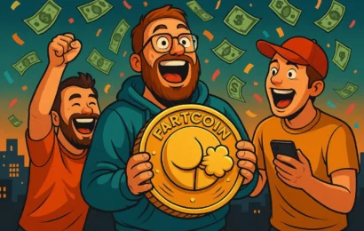 coinbase разпалва интереса към fartcoin – цената скача рязко