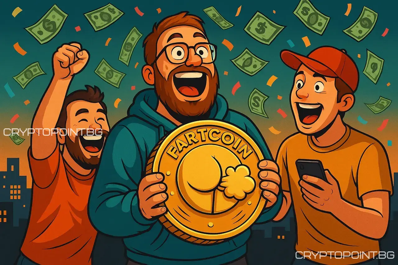 coinbase разпалва интереса към fartcoin – цената скача рязко