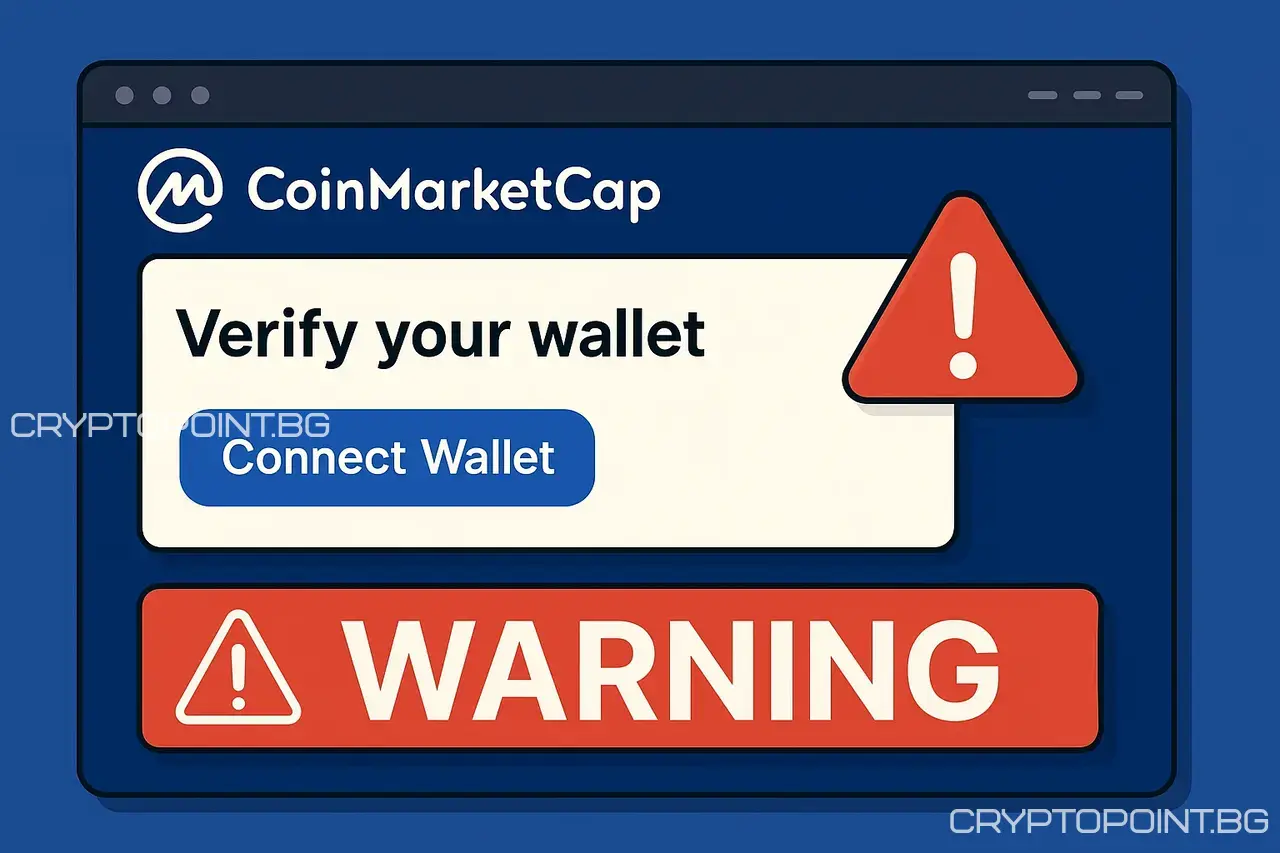Сигнал За Пробив В Coinmarketcap: Фалшиви Съобщения Приканват Потребителите Да Свържат Портфейлите Си сигнал за пробив в coinmarketcap: фалшиви съобщения приканват потребителите да свържат портфейлите си