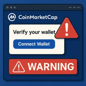 Сигнал за пробив в coinmarketcap: фалшиви съобщения приканват потребителите да свържат портфейлите си