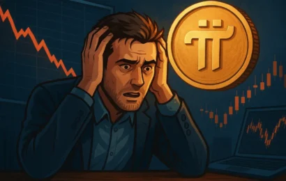 спад в цената на pi network – над 6 милиона токена се продават, риск от срив до $0.40