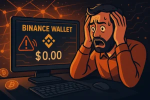 паника сред потребителите: портфейлът на binance показва нулев баланс заради мрежово задръстване