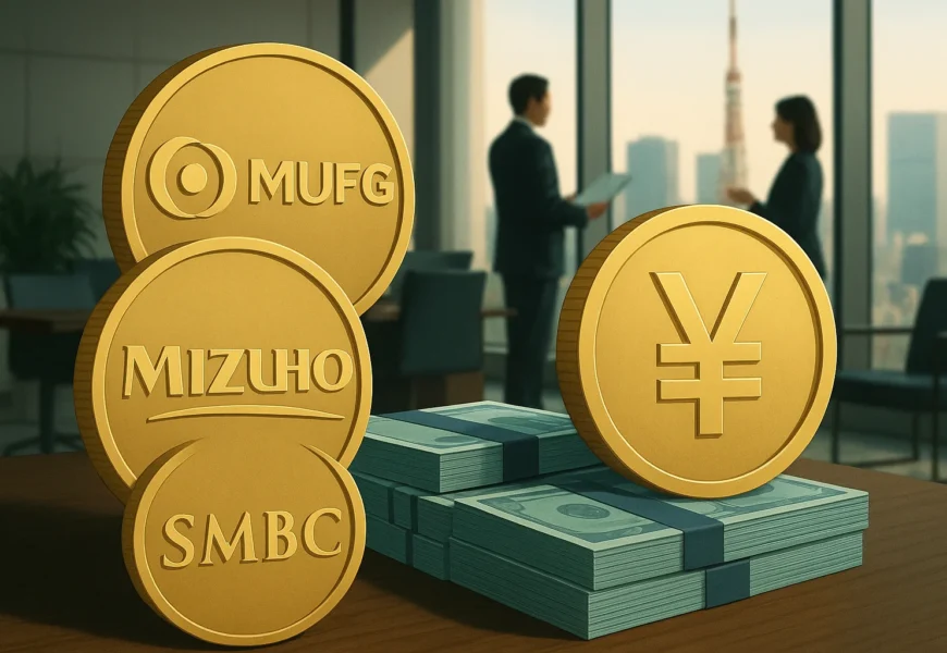 японските мегабанки пускат стейбълкойн, обезпечен с йена, за по-бързи плащания