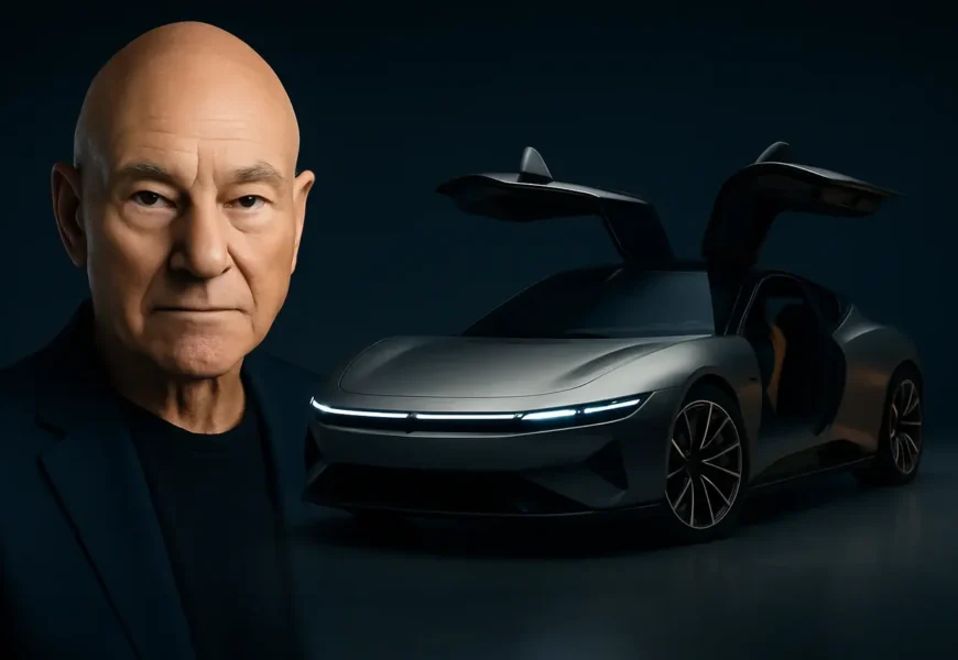 delorean launches blockchain-based car marketplace featuring patrick stewart