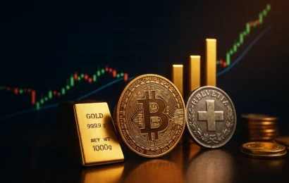 flight to safety: bitcoin, gold, and the swiss franc shine in market turmoil