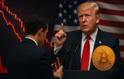 insider behind “tariff crash” returns with $127m bitcoin short ahead of trump speech