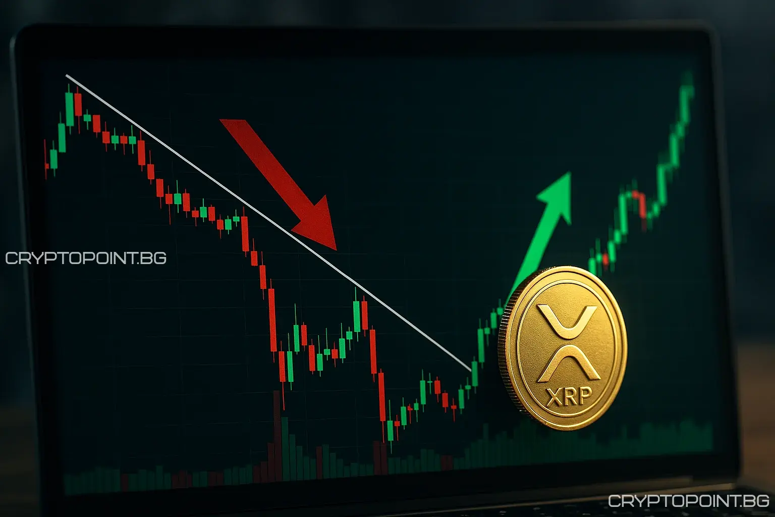 ripple: from free fall to rebound amid trade war tensions