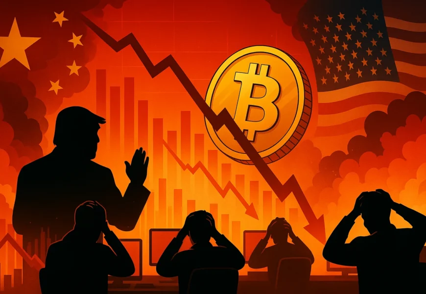 trump’s tariff announcement sends crypto market into freefall amid escalating tensions with china